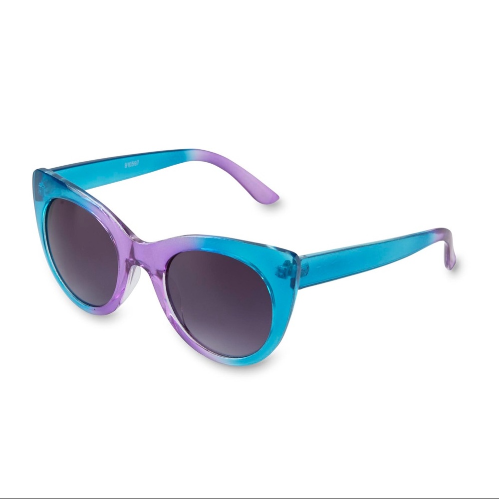 Bongo Junior's Blue Purple Cat Eye Sunglasses
